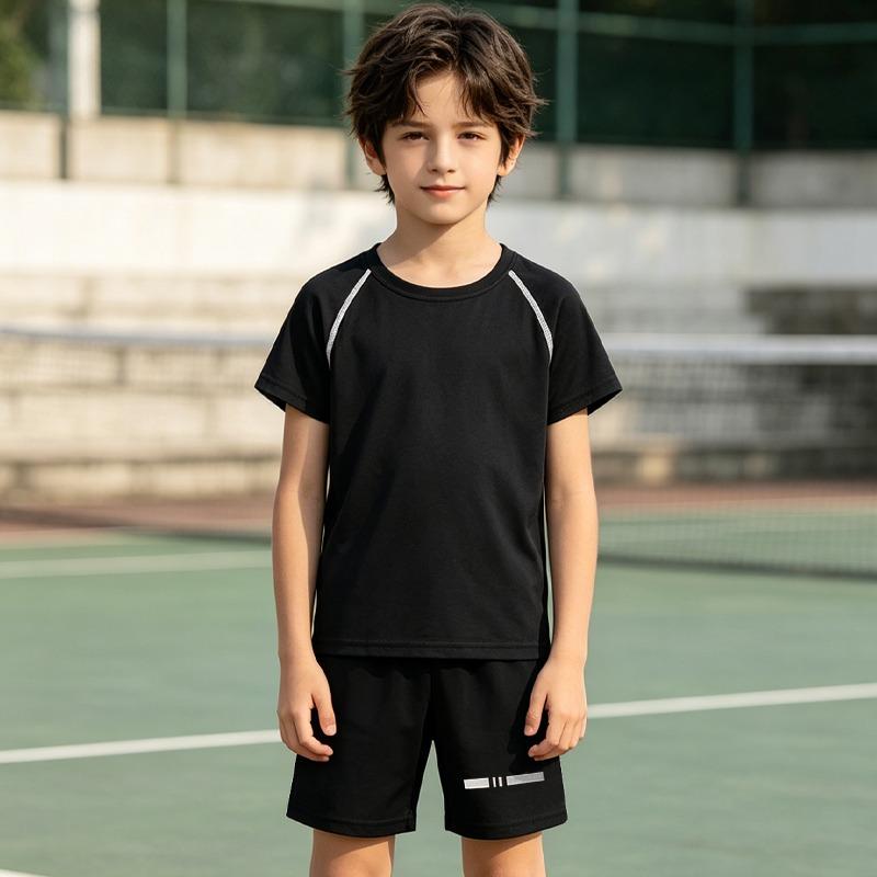 2-piece children's summer mesh quick drying sports set