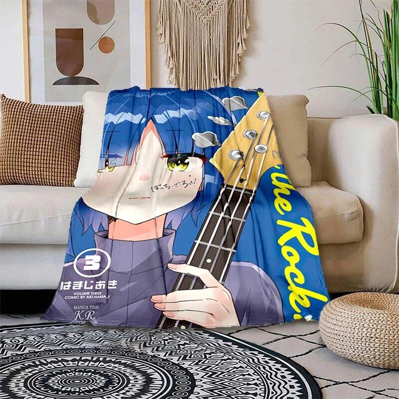 Lonely Rock Cartoon Plush Bed Throwing Cartoon Picnic Thin Blankets Modern Flannel Blanket Cover Gedruckt Bettdecke Geschenk