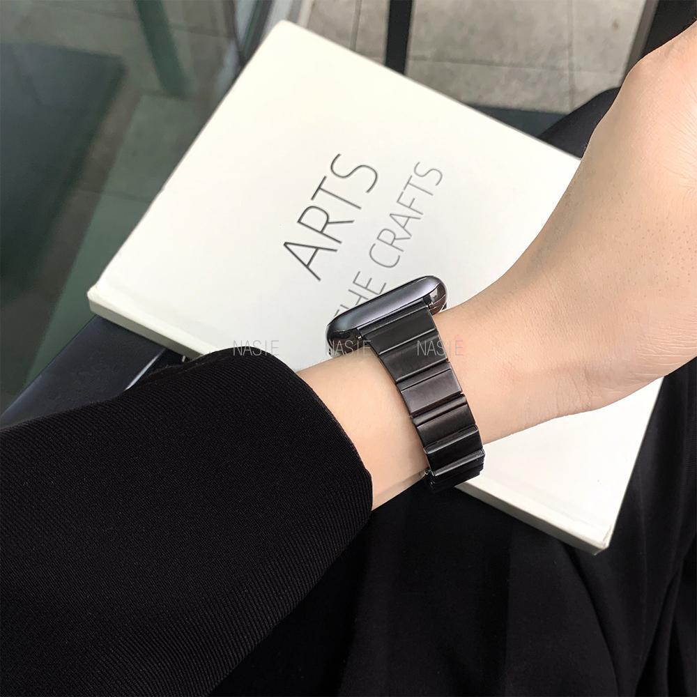 Korean Slim Silver Metal Strap For Samsung Galaxy Fit 3 Women Butterfly Button Bracelet For Samsung Galaxy Fit 3 SM-R390 Correa