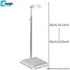 Adjustable Stainless Steel Floor-Standing Bag Display Stand for Women's Bags