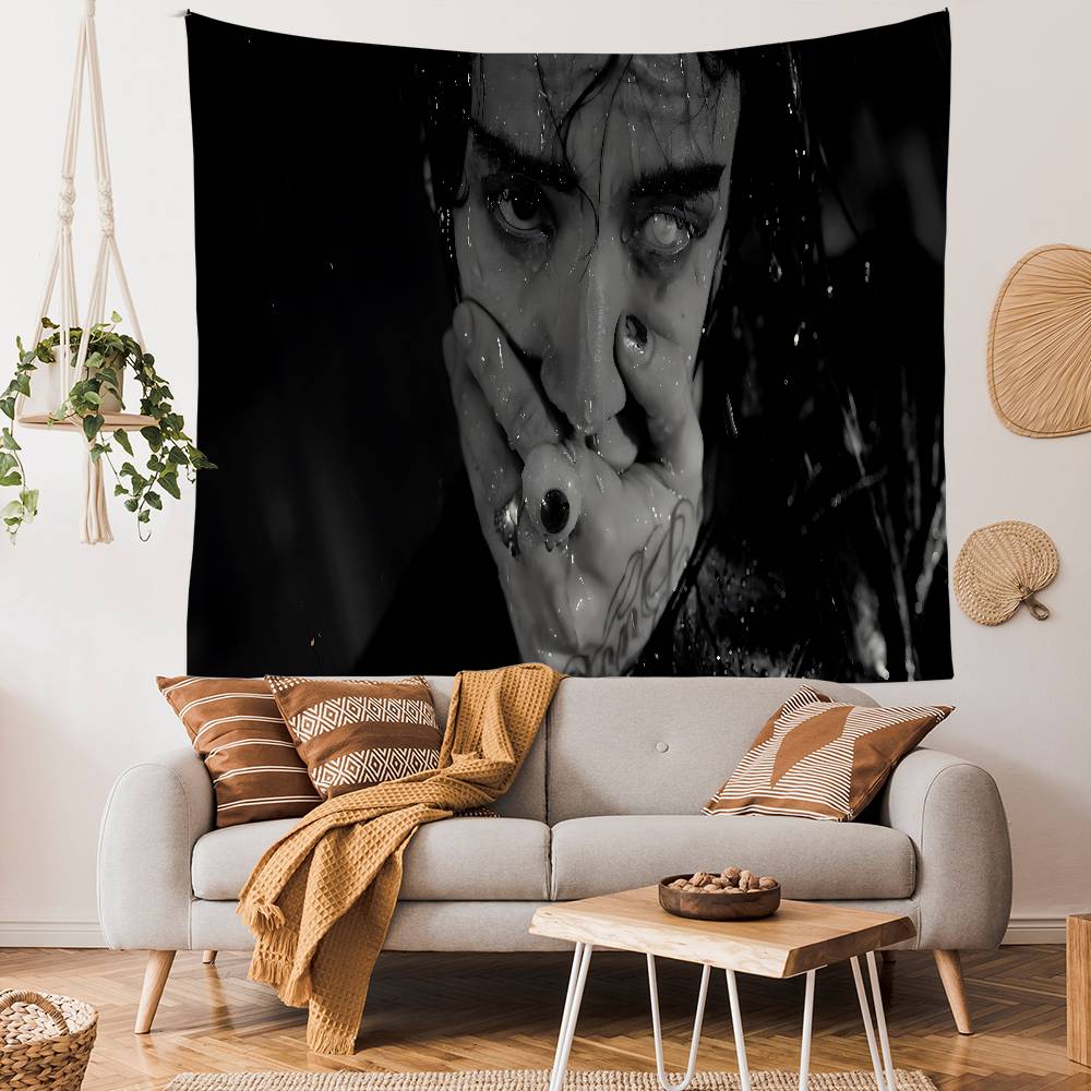 

Singer DDPR Ian Anime Tapestry Hanging Tarot Hippie Wall Rugs Dorm Wall Hanging Sheets 74x94cm(29x37in)