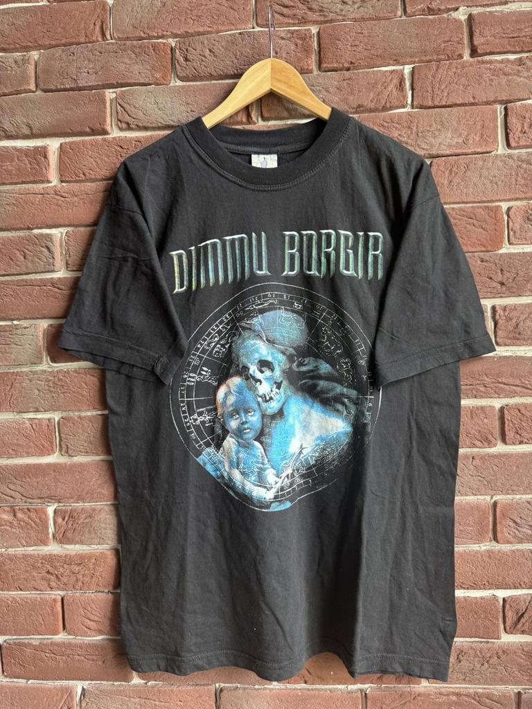 Seltenes Vintage Dimmu Borgir 00er Metal Band Death Cult Unisex T-Shirt