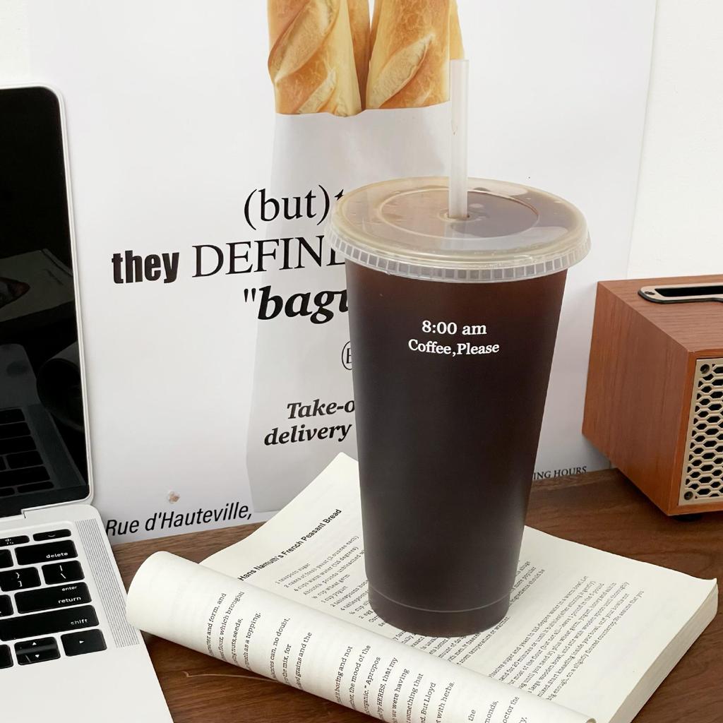 Large Capacity Summer Straw Cup for Girls - Perfect for Home, Travel, Milk Tea, Coffee, and Cold Drinks.