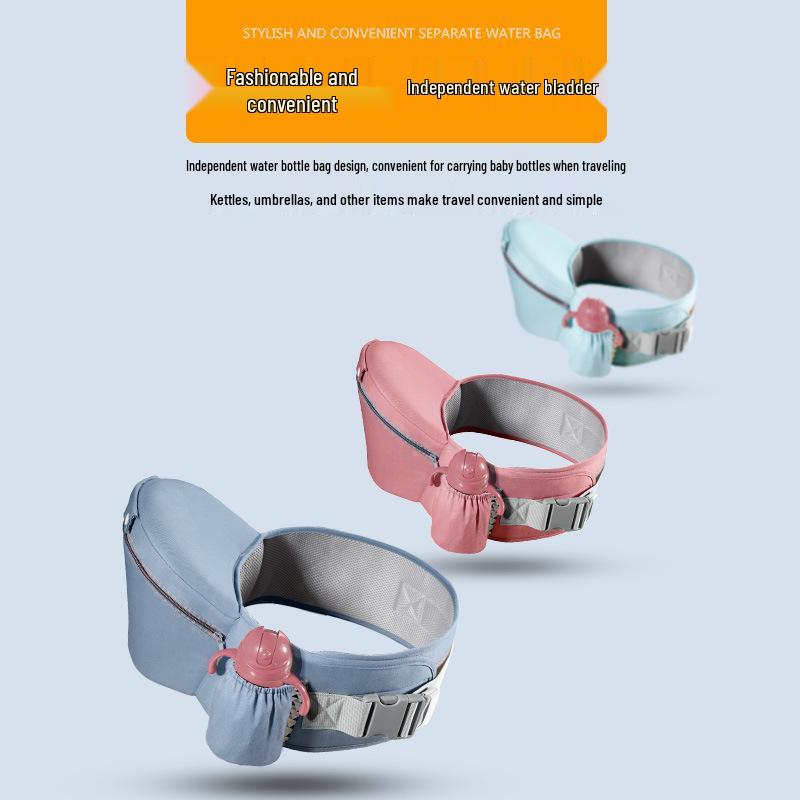 Multifunctional Infant Waist Stool & Front-Facing Baby Carrier - All-Season, Back-Carry Option