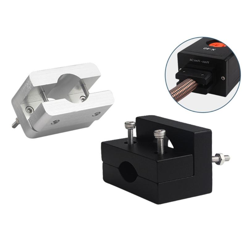 Aluminiumlegierung Heckdosen-Adapter Drahtklemmenhalterung Clip für Kabeldirekteinführung mit Drahtklemme Bereich 10 mm bis 20 mm