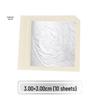 Pure 999 Silver Handicrafts: Single & Double Layer Silver Foil Paper Decor, Multiple Specifications Available