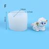 Cute Sheep Silicone Candle Mold With Bow Sitting Sheep Cute Design Diy Suitable Handmade Crafts Candles Plaster Soap Home Decor