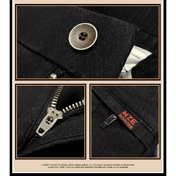 2024 New Autumn And Winter Men'S Casual Loose Straight Leg Trousers Trendy Brand With Plush Light Luxury Long Pants