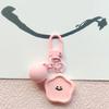 Creative Resin Keychain With Artificial Flowers Hearts Smile Faces Pendant For Personalised Jewelry Accessories