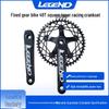 Angrenaj Fixie LEGEND din Aliaj de Aluminiu - 49T/130BCD, Gaură Pătrată 170L