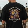 Heavy Oversized Vintage Shirt, Asian Style T-shirt, Tiger or Samurai Look, Streetwear with Asian Motif, Gift for Men, Vintage