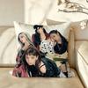 Kpop group aaespaas Cushion Cover Pillow Case Antidustmite Pillowcase Silky Short Plush Sofa Cushion Cover hot