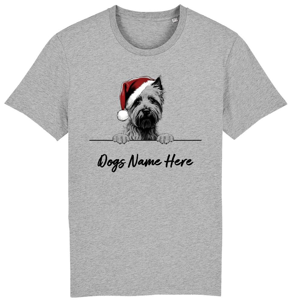 NORWICH TERRIER Personalised Christmas Dog T-Shirt Mens Womens Kids Dogs Name