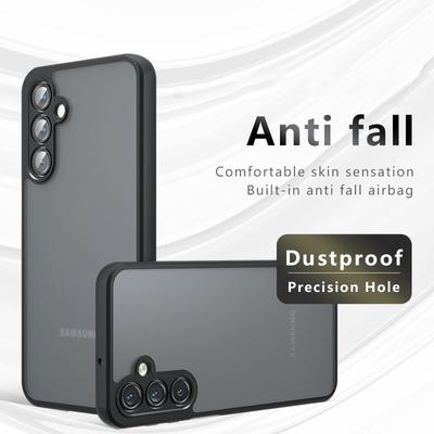 For Samsung Galaxy A16 Frosted Case Samsung Galaxy A16 A15 A25 A55 A35 Cover Coque Matte Transparent PC Shockproof Back Fundas