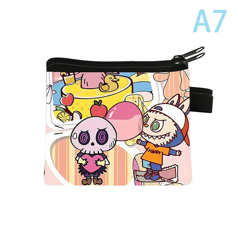 1 PC New LaBuBu Cute Cartoon Coin Purse Wristlet Bag Cartoon Wallet Mini Zipper