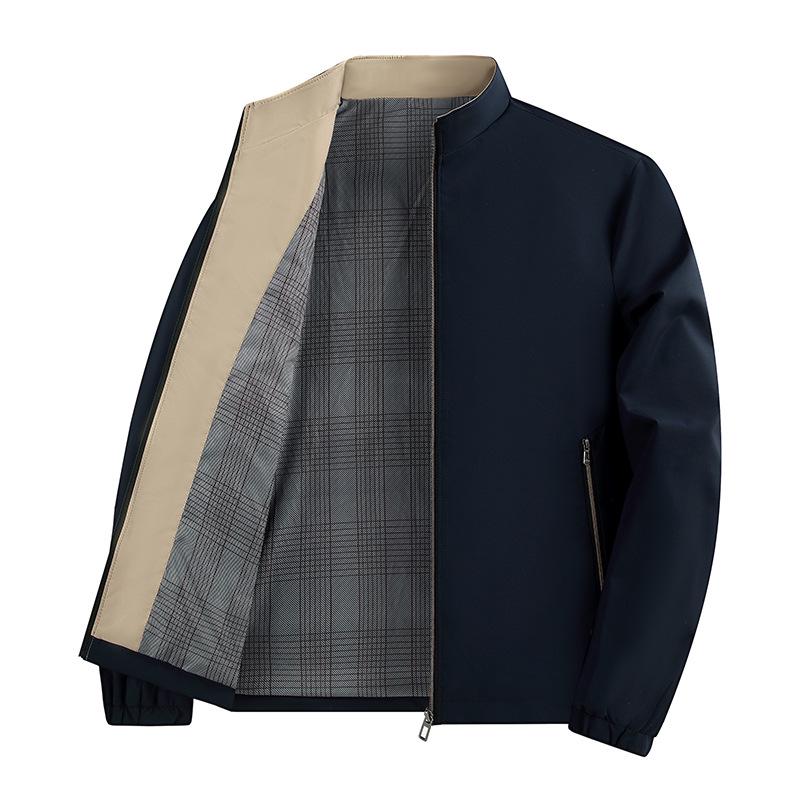 Herbst 2025 Herren Business Casual Jacke mit Stehkragen