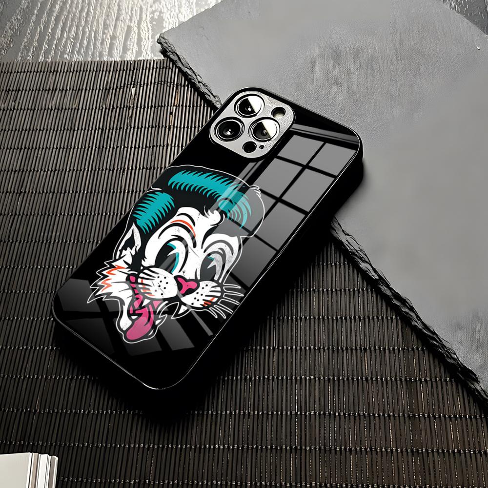 Stray Cats Rockabilly Slim Neu eingetroffen Handyhülle Für Iphone 16 15 13 12 Brandschutz 14 11 Pro Max Mini X Xr Xs 8 7 Puls 6