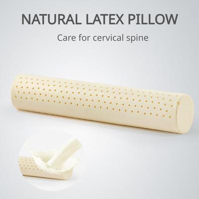 Natuurlijk Latex Kussen Superzacht Langzaam Terugverend Cilindrisch Nekkussen voor Bed Zwanger Lichaamskussen Baby Zijslaper Rugblok