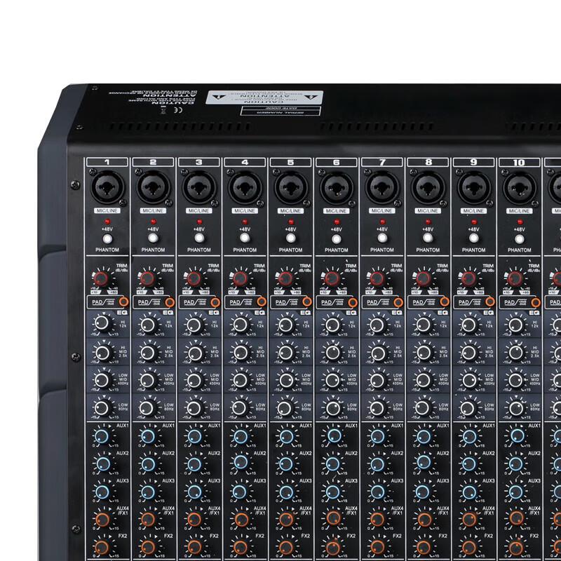 Runpu Professional 12-Channel Analog Audio Mixer (CN version)