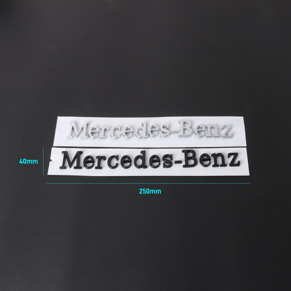 Pegatina de Coche 3D ABS Palabras Logo Maletero Trasero Calcomanías Para Mercedes Benz AMG Clase A B C E M R G S GLA GL CLA CES CLS SLK GLK CLK