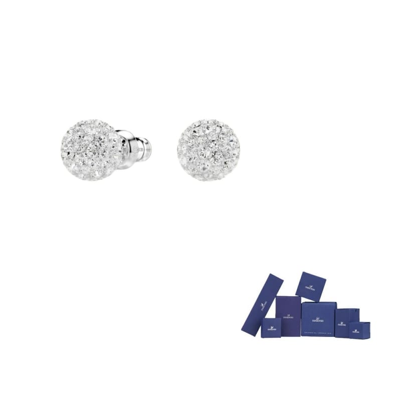 Swarovski Faux Crystal Stud Earrings Women`s