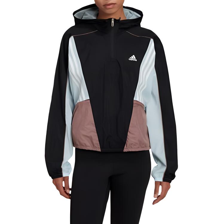 Adidas Sweatshirts Women's Black Half Turtleneck Moderate Other HZ9709