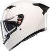 AGV Motorradhelm Integralhelm K3 MONO SETA WEISS Größe S (55-56cm) 18381007014-S