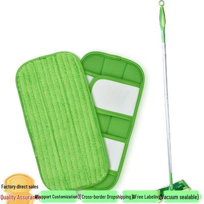 Reusable Microfiber Mop Cloth for Swiffer Sweeper - Dry/Wet Cleaning Head