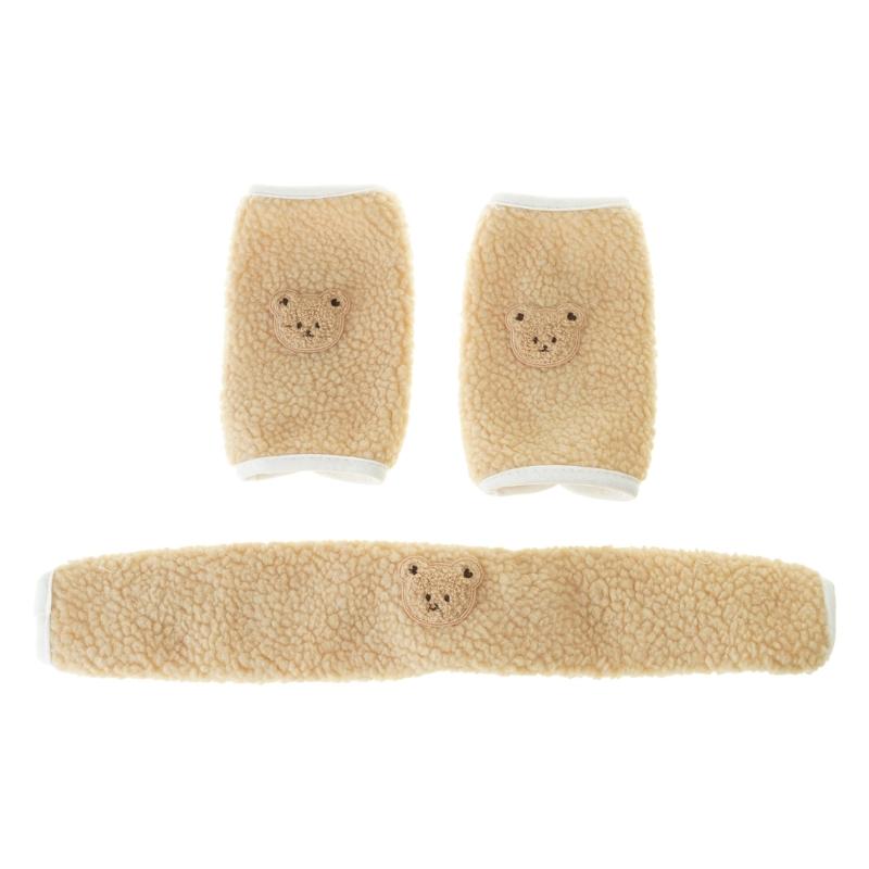 

Cartoon Strollers Accessories Handlebar Guard Front Armrest Protective Cover Shoulder Belt Sleeve Teething Drooling Bib