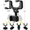 Universal 360°Rotatable Car Rearview Mirror Bracket Mobile Phone Base Gps Holder For Phone Car Accessories Interior Parts 2025