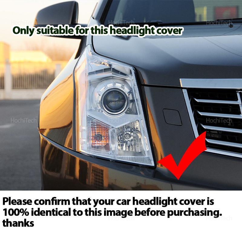 For Cadillac SRX L LWB 2010-2015 Car Headlight Cover Car Headlamp Lens Glass Replacement Front Lamp Shade Auto Shell 2011 2012