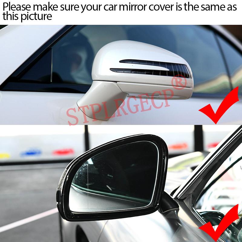 Stplrgecp Passenger Driver Side Left or Right Door Side Heated Wing Mirror Glass Lens for Mercedes Benz AMG GT 15-23 SL 12-20