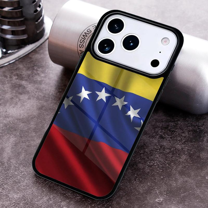 Venezuela Flag Phone Case For iPhone 17,16e,15,14,13,12,11,Mini,Pro,MAX Soft Silicone Cover