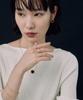 Novice Tokyo Slim Cubic Ring 3-Set Cz Ring 3 Set [Stainless]/ Gold