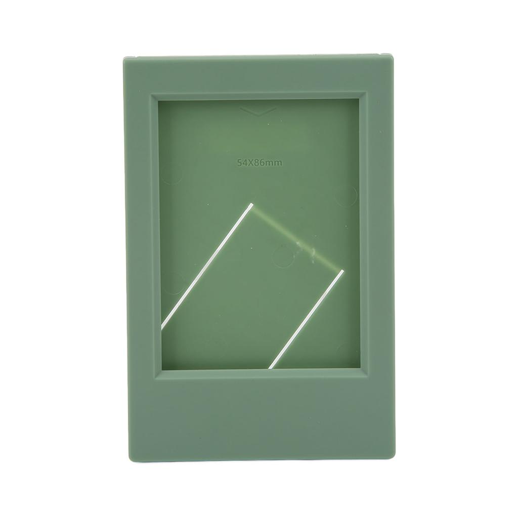 Photo Frame Plastic Rectangle Desktop Classical Stand Picture Frame for for 3in Photos