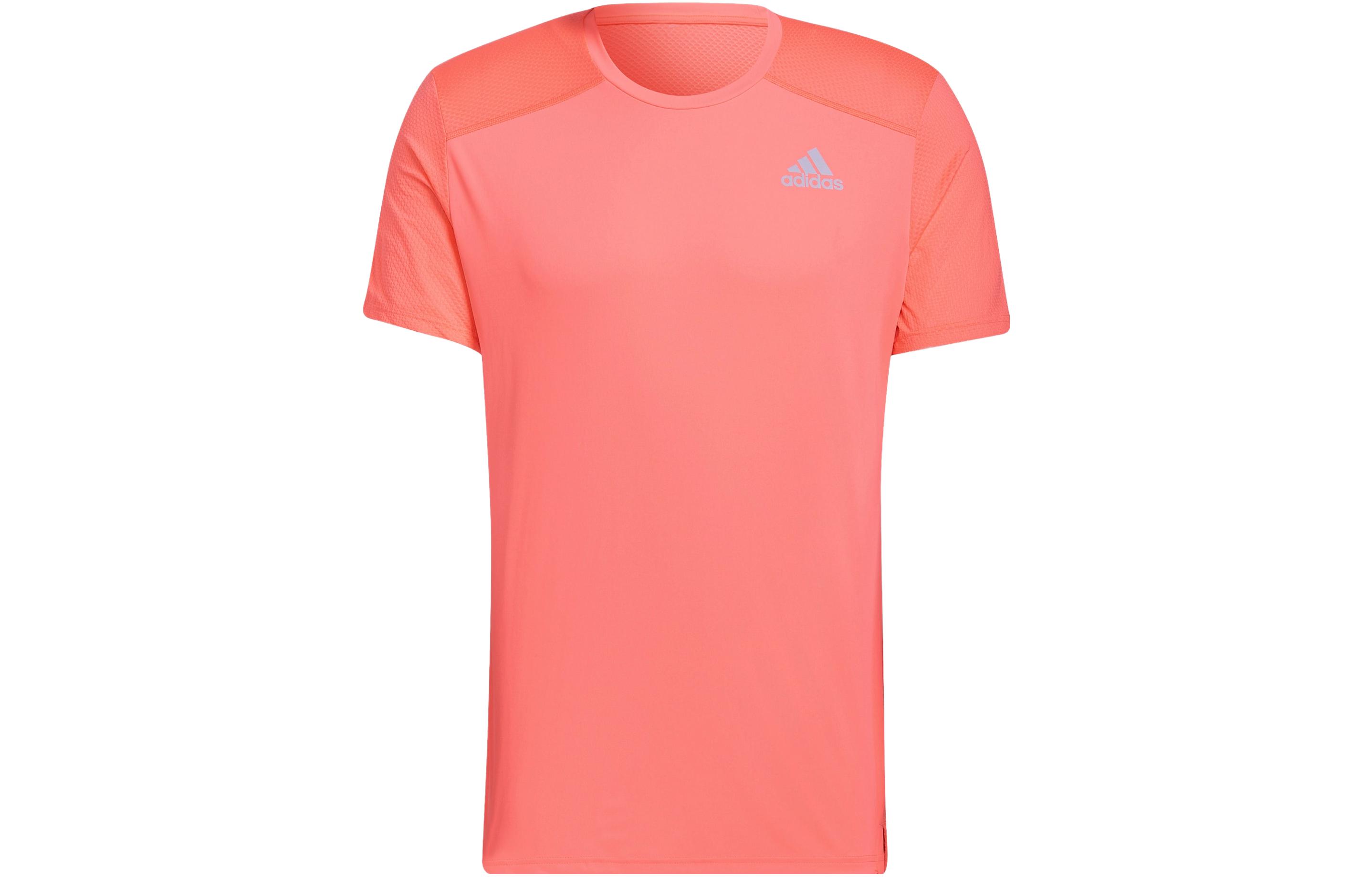 Adidas Running T Shirt Men s Acid Red HB7459 M