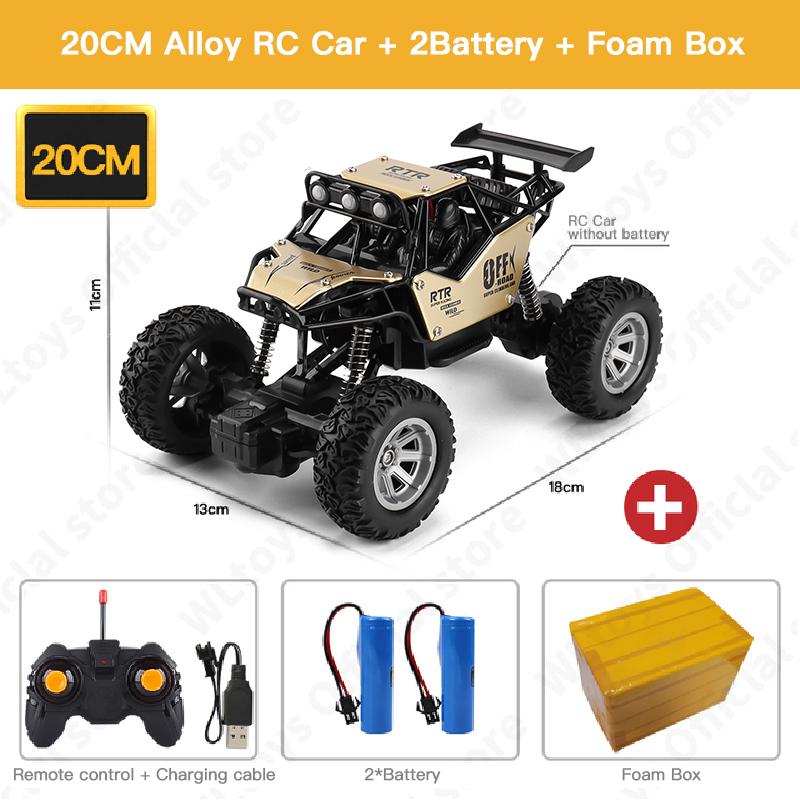 1:12/1:16 4WD RC Car With Led Lights 2.4G Radio Remote Control Cars Buggy 4X4 Off-Road Control Trucks Toys for Kids Gifts