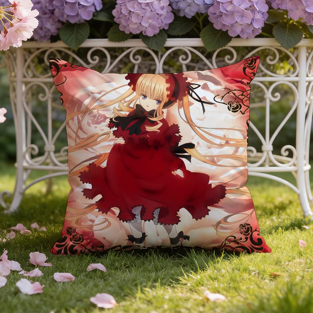 Anime R-Rozen M-Maiden Cushion Cover Home & Car Dual-Scene Pillow Cover: Reversible for Premium Comfort