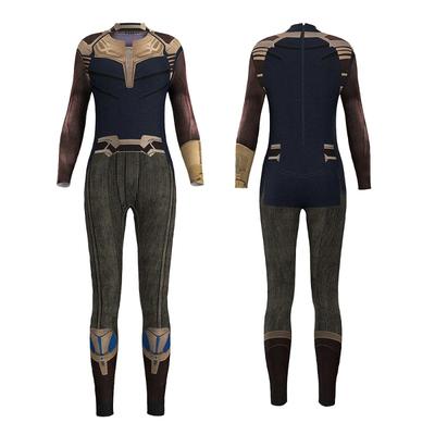 Damen 3D-Druck Jumpsuits Spiel Cosplay Kostüm Sexy Enger Fitness-Body ANIME EXPO Outfit Show Kleidung für Superhelden