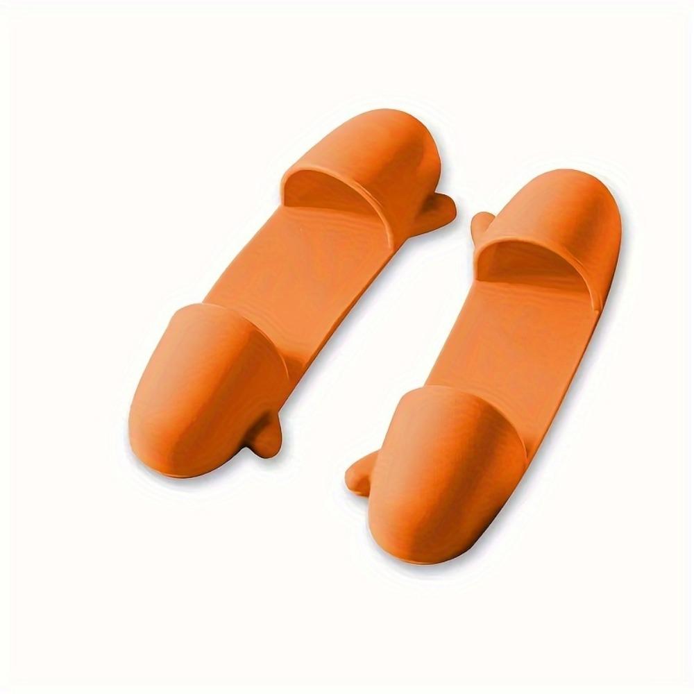 

2шт. Силиконовые термостойкие перчатки, нескользящий чехол на палец для микроволновых печей, кухонный мини-термостойкий чехол для ручки оранжевый