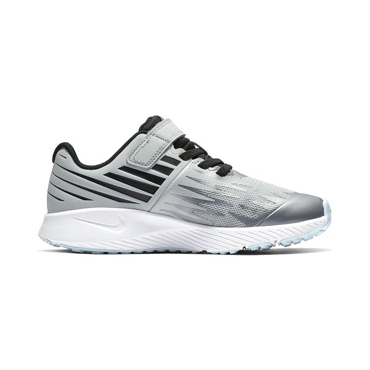 Nike Star Runner SD Round Tip Hook and Loop Leather Slip Resistant Cushioning Abrasion Resistant Low Top BQ8843-001