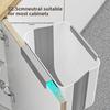 1pc Foldable Trash Can Space-Saving Modern Minimalist Rectangular Design, Durable Plastic Portable Countertop Bin for Kitchen & Bathroom
