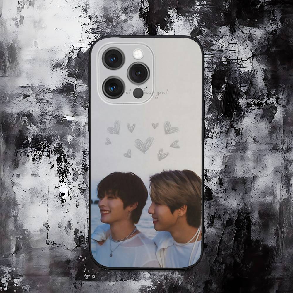L-Lee K-Know and H-Han Phone Case For iPhone 16,15,14,13,12,11,Pro,Max,Plus,X,XS,SE,E,Mini,Soft Silicone Black Case
