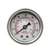 Fuel Pressure Gauge Kit with 1/8 NPT Female Inlet AN6 Male Outlet 9mm Hose Barb and 0 To 160 PSI Pressure Readout
