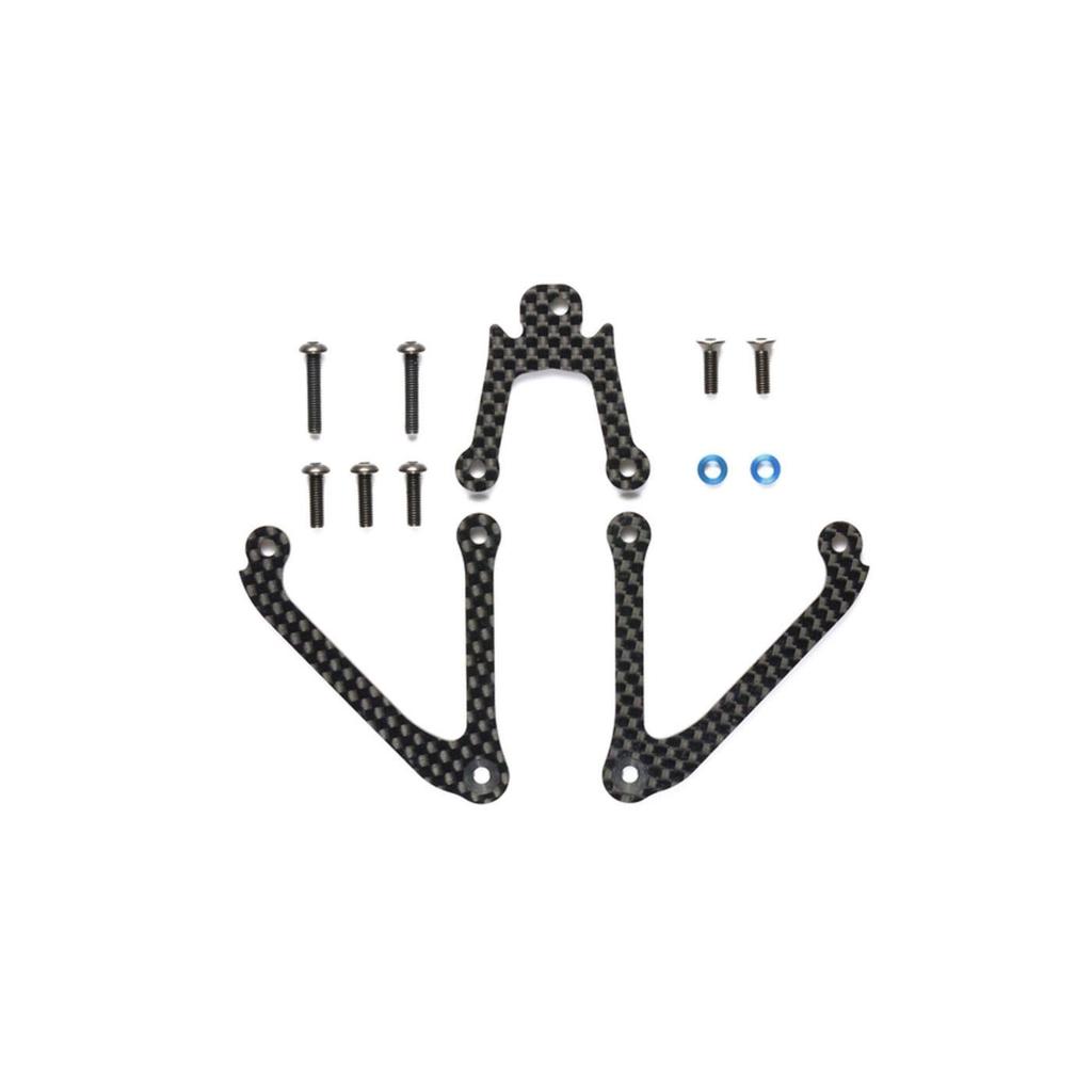 Tamiya Options 1788 TA07 Carbon Stiffener Front 54788 Hop-Up No. OP.1788