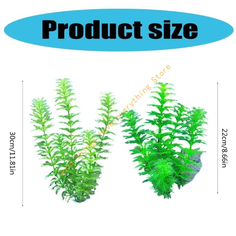 Aquarium Miniature Decorations Grass Craft Terrarium Habitat Ornaments Art 55KF