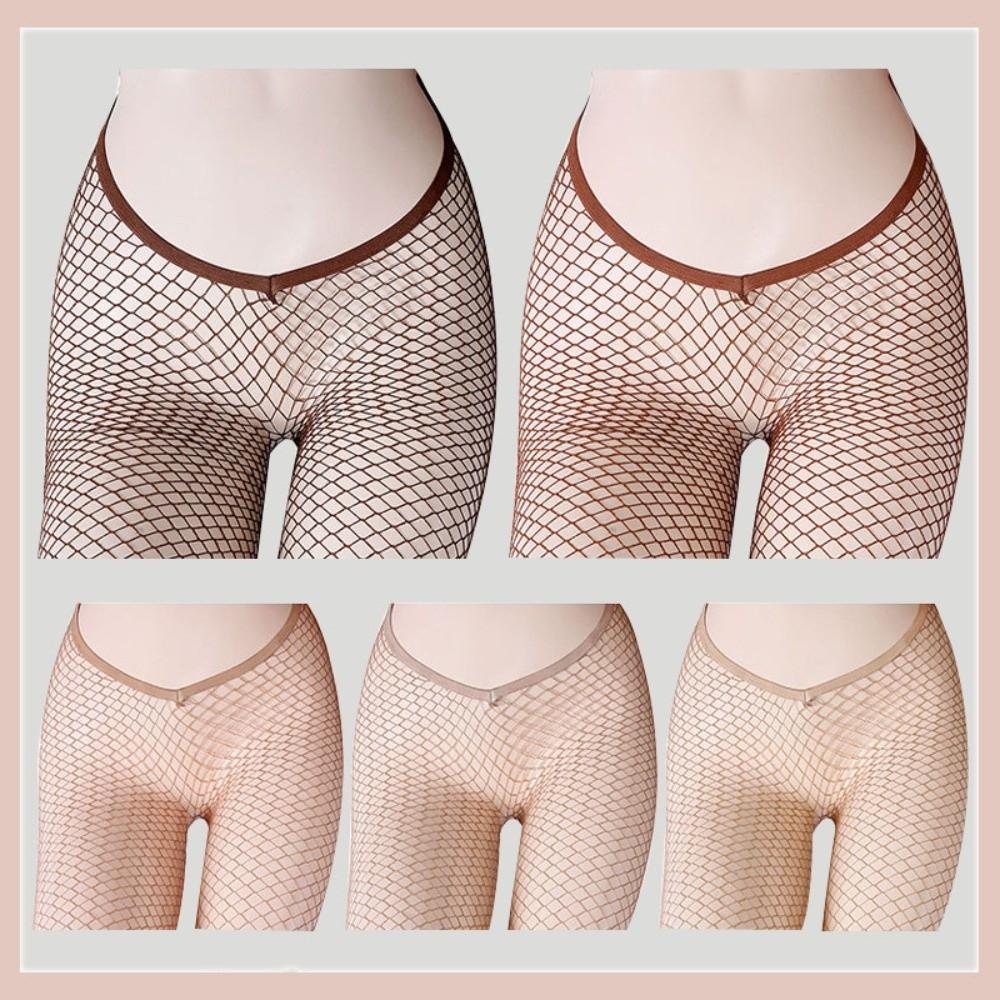 5 Colors Carnival Fishnet Stockings Hollow Out Mesh Pantyhose New Glitter Fishnet Tights Summer
