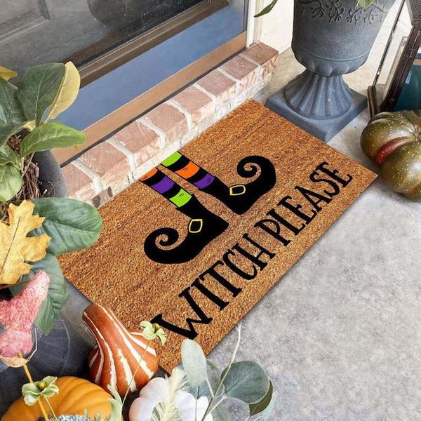 Halloween Home Decoration Atmosphere Mat Entrance Door Mat Kitchen Clown Floor Mat Entrance Mat