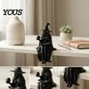 Artistic Desktop Figure 3D Printed Fortune Teller Figurine, Halloween Mystic Gypsy Statue for Shelf Spooky Aesthetic Gift Tabletop Display,