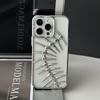 3D Fishbone Hollow Dissipate Heat Phone Case For iPhone 16 15 14 13 12 11 Pro Max Shockproof Electroplated Soft Cover